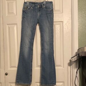 Miss Me Blue Flare Wide Leg Jeans